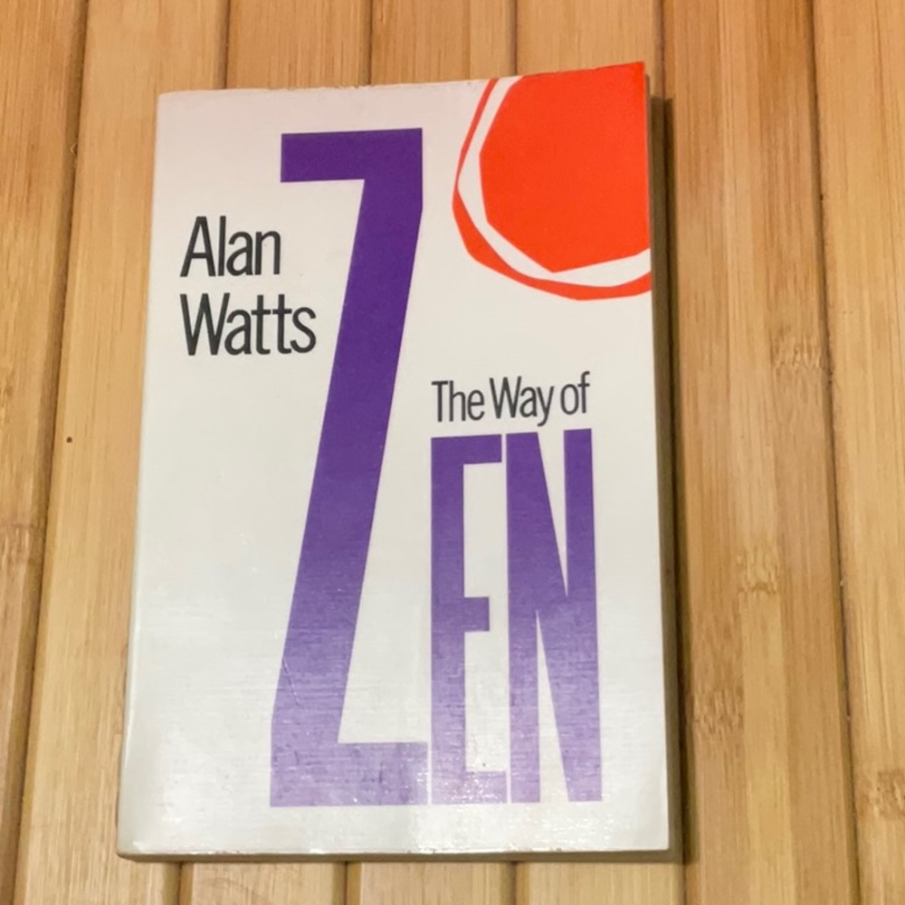 Book The Way of Zen by Alan Watts - Purple and Orange Cover